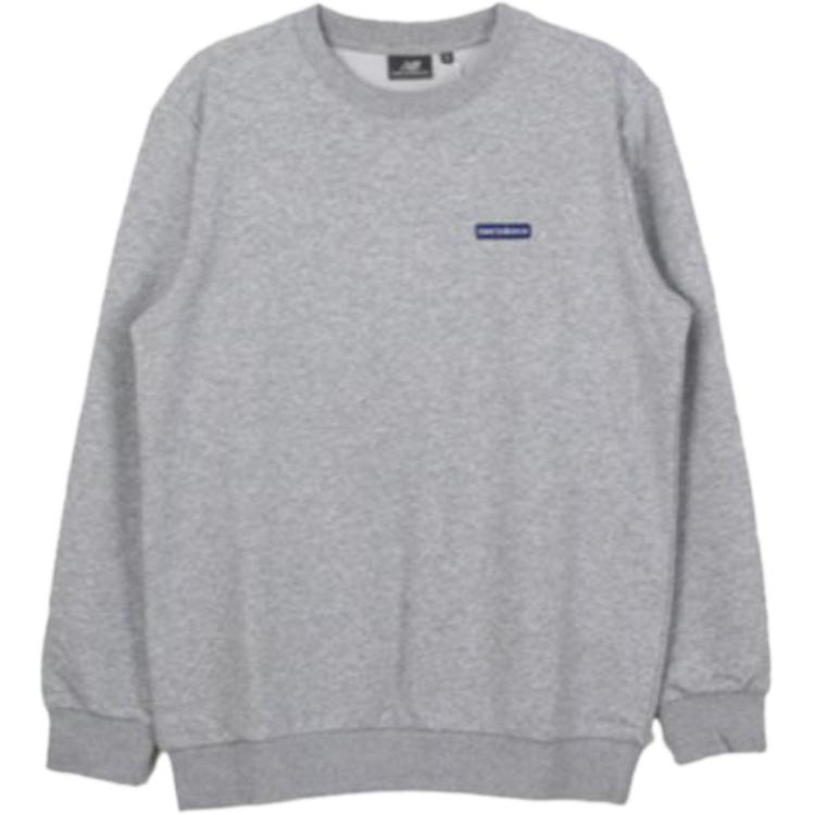 New Balance UNI WAPEN Crewneck Logo Sweatshirt Grey - Casual Long Sleeve NBNCDB1013-15