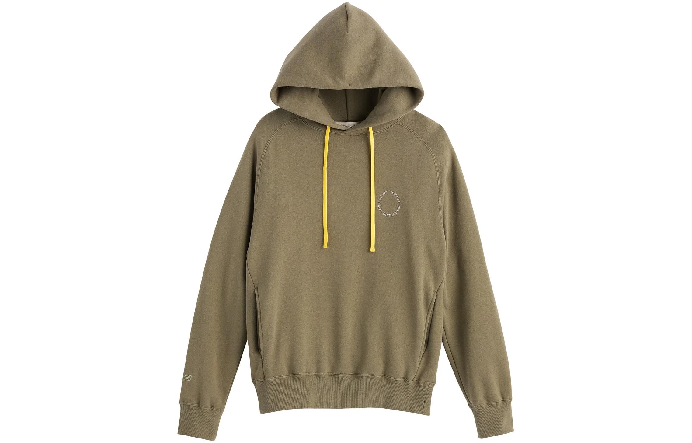 New Balance Unisencials by TDS Embroidered Hoodie Pullover - Unisex Ivy Green UT45172-CGN