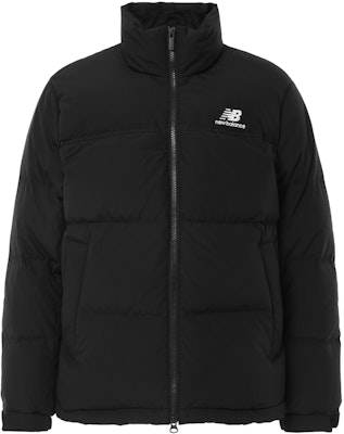 ニューバランス ユニセックス グースダウンジャケット ブラック ロゴプリント入り. NBNPD42913-19 Buy ニューバランス ユニセックス グースダウンジャケット ブラック ロゴプリント入り. NBNPD42913-19