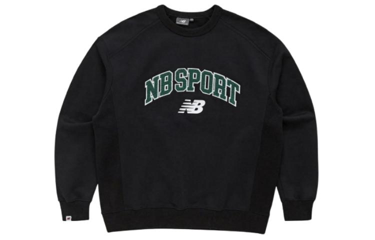 New Balance Unisex Black Crewneck Long Sleeve Sweatshirt NBNCD13123-19
