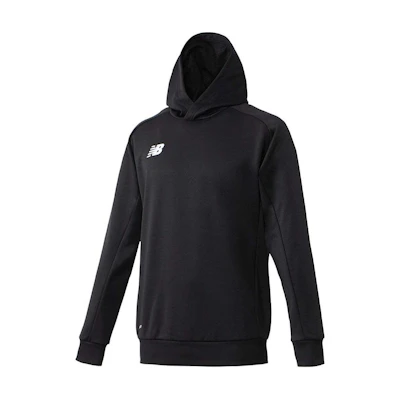 New Balance Unisex Black Hoodie with Logo Print AMT45235-BK