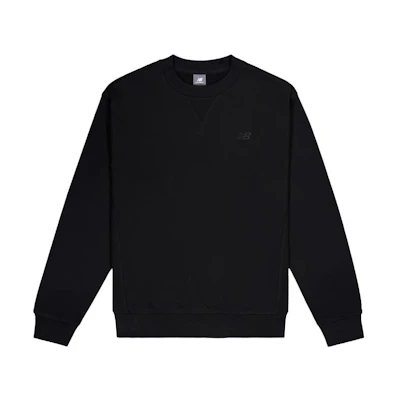 New Balance Unisex Black Minimalist Crewneck Sweatshirt Casual & Sporty Style MT41506-BK