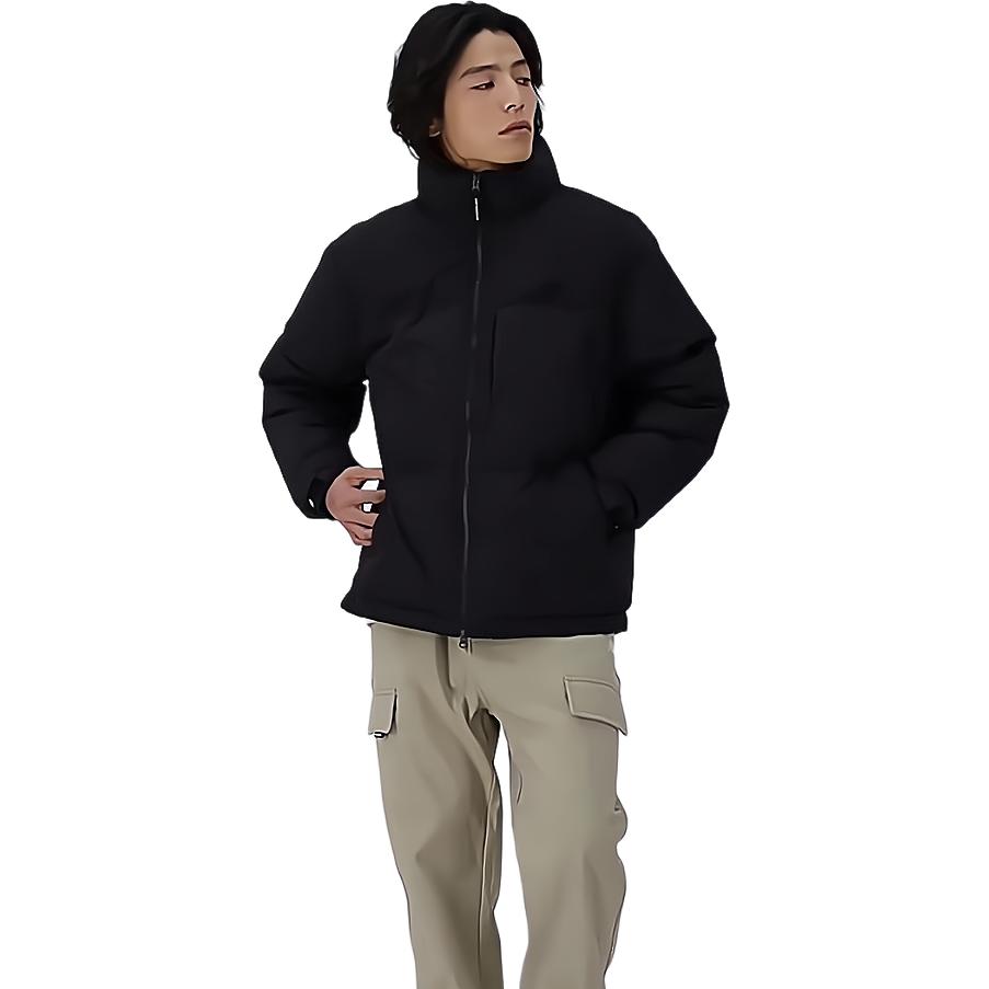 Purchase ニューバランス ユニセックス ブラック パッカブル ダウン ジャケット フード付き NPD49011-BK