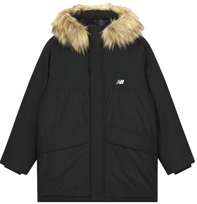 New Balance Unisex Chaqueta Parka Negra con Capucha y Plumón de Longitud Media AMJ33330-BK Order New Balance Unisex Chaqueta Parka Negra con Capucha y Plumón de Longitud Media AMJ33330-BK