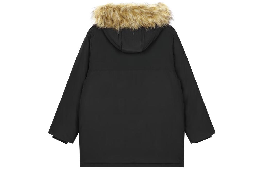 Lookbook New Balance Unisex Chaqueta Parka Negra con Capucha y Plumón de Longitud Media AMJ33330-BK