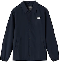 New Balance Unisex Black Solid Polo Collar Single-Breasted Shirt Jacket NAA1V013-BK New Balance Unisex Black Solid Polo Collar Single-Breasted Shirt Jacket NAA1V013-BK