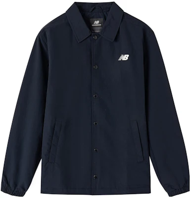 New Balance 男女款黑色素面Polo領單排扣襯衫外套 NAA1V013-BK Buy New Balance 男女款黑色素面Polo領單排扣襯衫外套 NAA1V013-BK