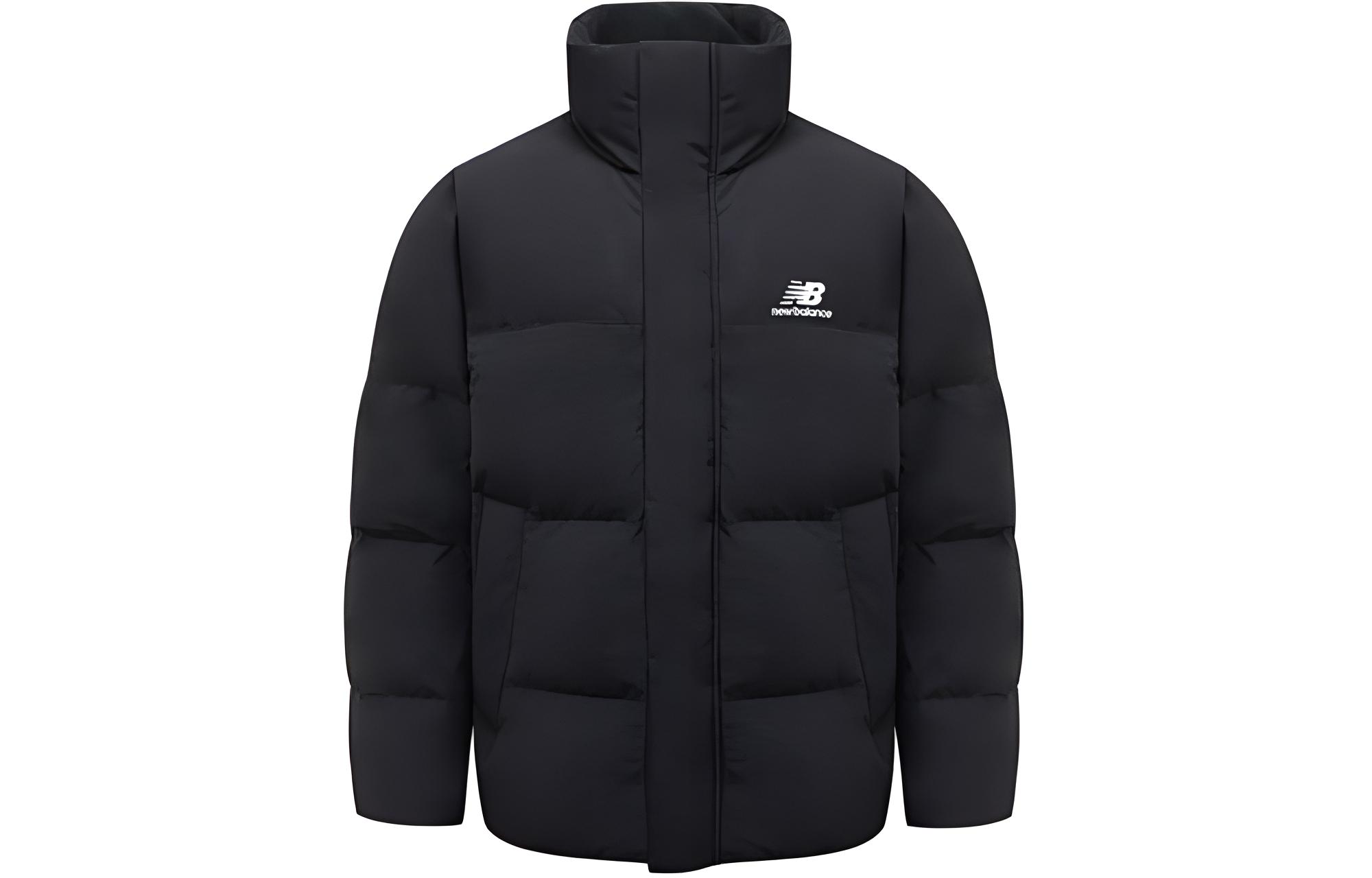 New Balance Unisex Black Solid Zip-Up Long Sleeve Slim Fit Jacket NBNPDB1013-19