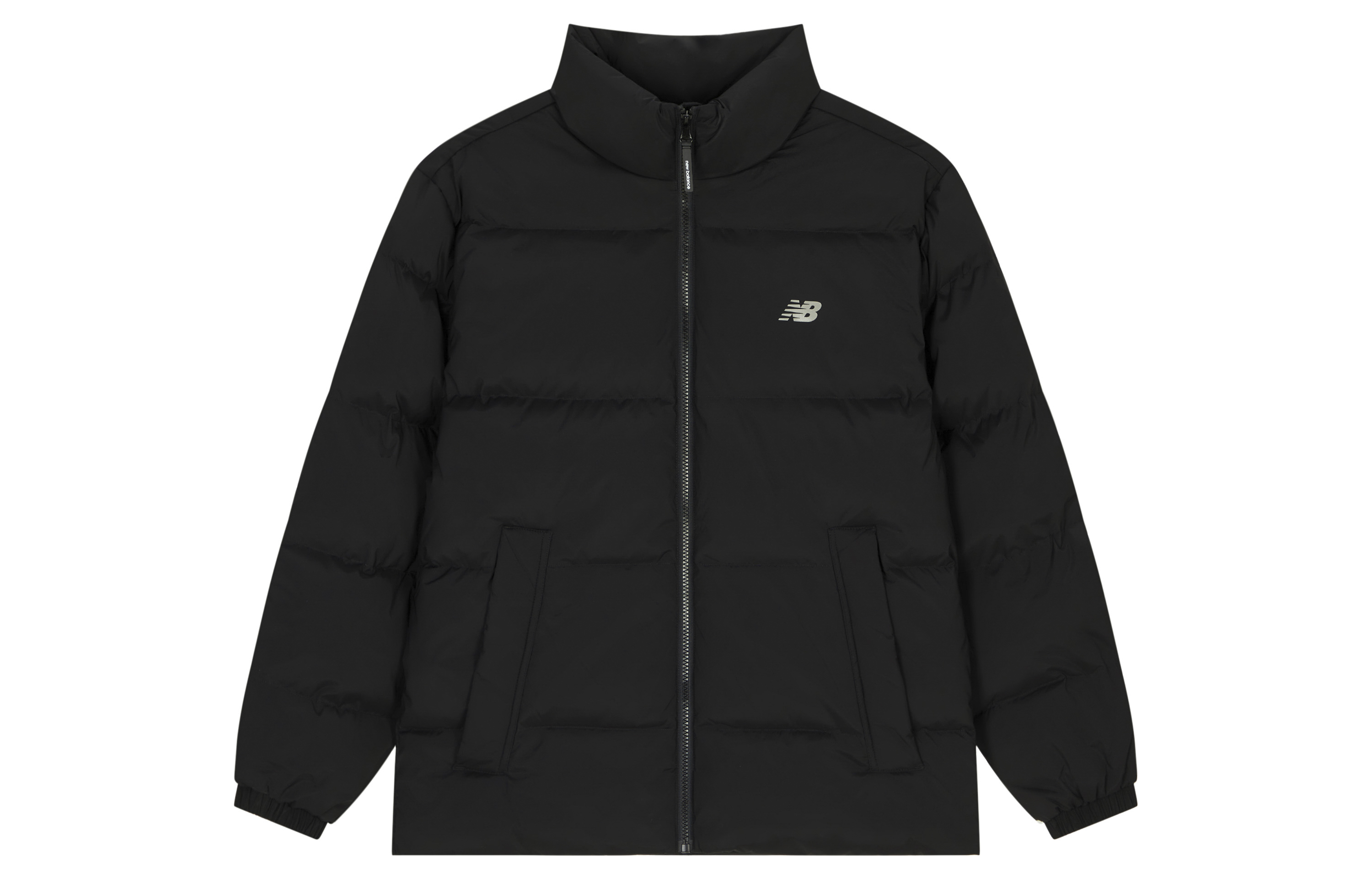 New Balance Unisex Black Windproof Down Jacket for Fall/Winter. AMJ34324-BK