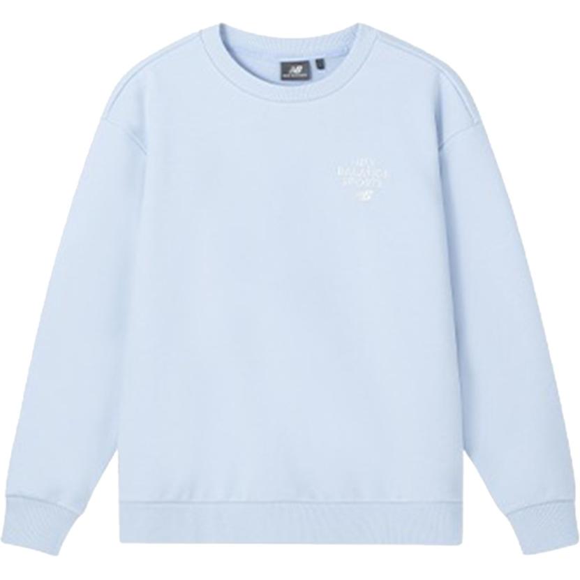 New Balance Unisex Blue Crewneck Pullover Sweatshirt Casual Wear 5CD12023-LBL