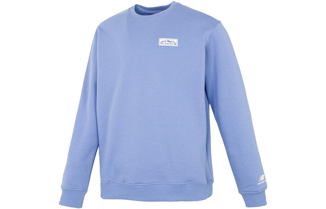 New Balance Unisex Blue Crewneck Sweatshirt with Logo 5CC44613-LBL
