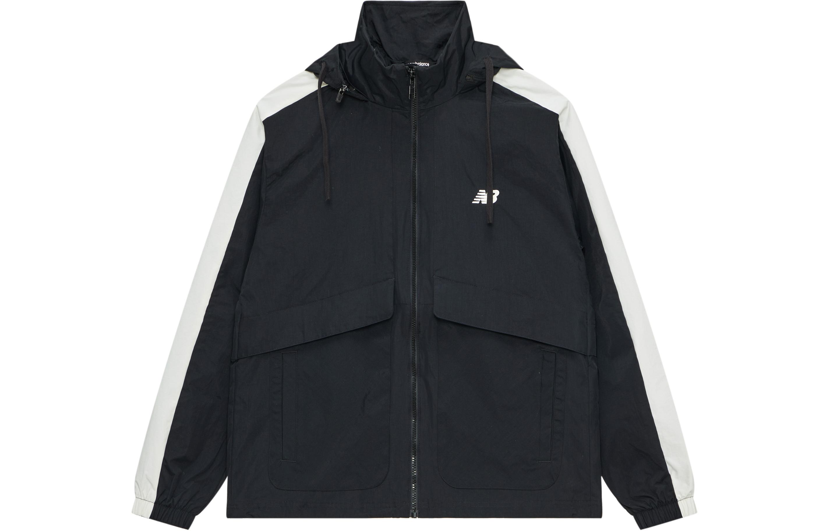 New Balance Unisex Casual Sports Drawstring Hoodie Jacket Black AMJ41340-BK