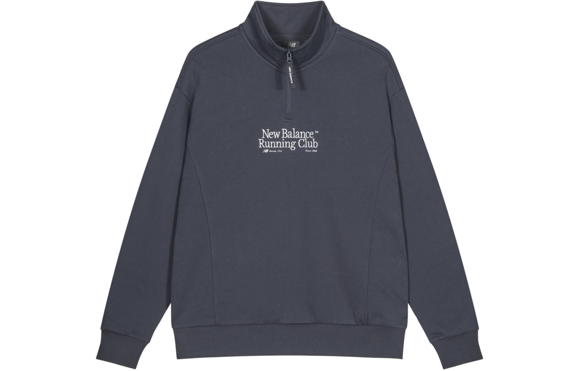 New Balance Unisex Dragon Year Half-Zip Pullover Sweatshirt Black NCE11021-GR