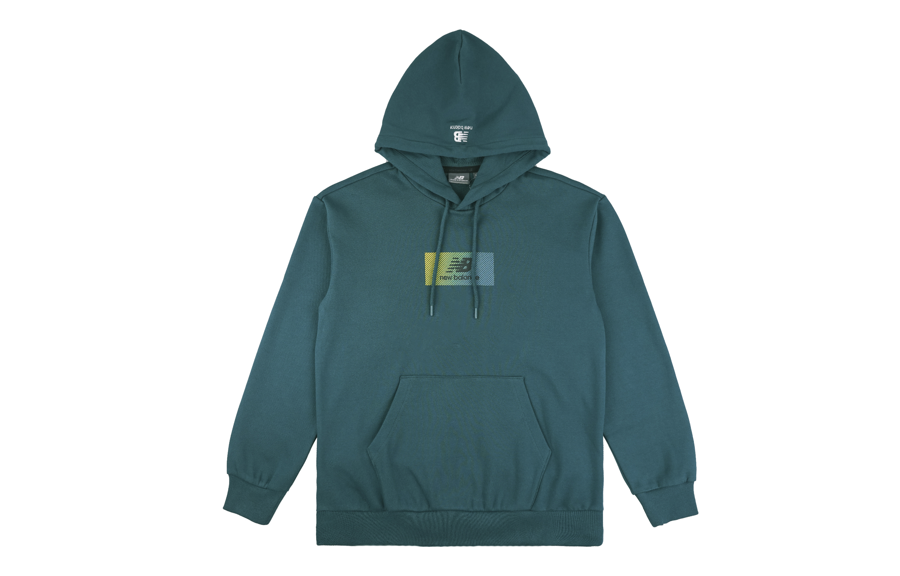 New Balance Unisex Green Minimalist Pullover Hoodie Sweatshirt NCA33011-GRN