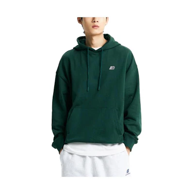New Balance Unisex Green Oversized Pullover Hoodie NBN0D41313-62