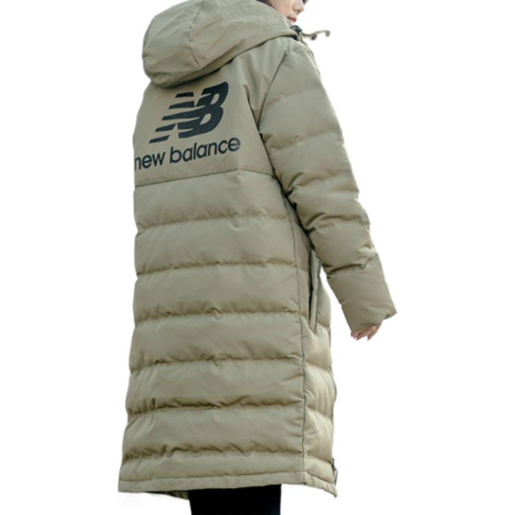New Balance Unisex Green Puffer Jacket with Logo Print and Zipper. AMJ93550-CGN 圖 5