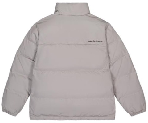 ニューバランス ユニセックス グレーパフダウンジャケット ジップアップハイカラー付き. AMJ33340-TAG Lookbook ニューバランス ユニセックス グレーパフダウンジャケット ジップアップハイカラー付き. AMJ33340-TAG