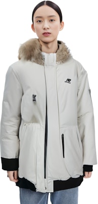 뉴발란스 유니섹스 아이보리 화이트 다운 자켓 탈부착 후드 겨울 패션 NBNPA43043-IV Purchase 뉴발란스 유니섹스 아이보리 화이트 다운 자켓 탈부착 후드 겨울 패션 NBNPA43043-IV