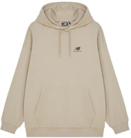 New Balance Unisex Khaki Solid Pullover Sweatshirt 5CB42083-BEI New Balance Unisex Khaki Solid Pullover Sweatshirt 5CB42083-BEI