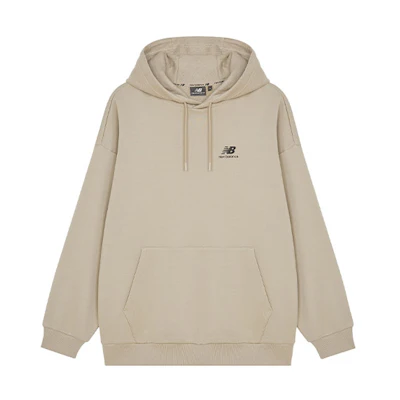 New Balance Unisex Khaki Solid Pullover Sweatshirt 5CB42083-BEI