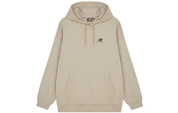 New Balance Unisex Khaki Solid Pullover Sweatshirt 5CB42083-BEI 圖 2