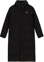 New Balance Unisex Long Down Jacket Coat Black - Windproof & Warm NPD46141-BK New Balance Unisex Long Down Jacket Coat Black - Windproof & Warm NPD46141-BK