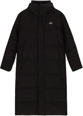 ニューバランス ユニセックス ロングダウンジャケット コート ブラック 防風&暖かい NPD46141-BK Order ニューバランス ユニセックス ロングダウンジャケット コート ブラック 防風&暖かい NPD46141-BK