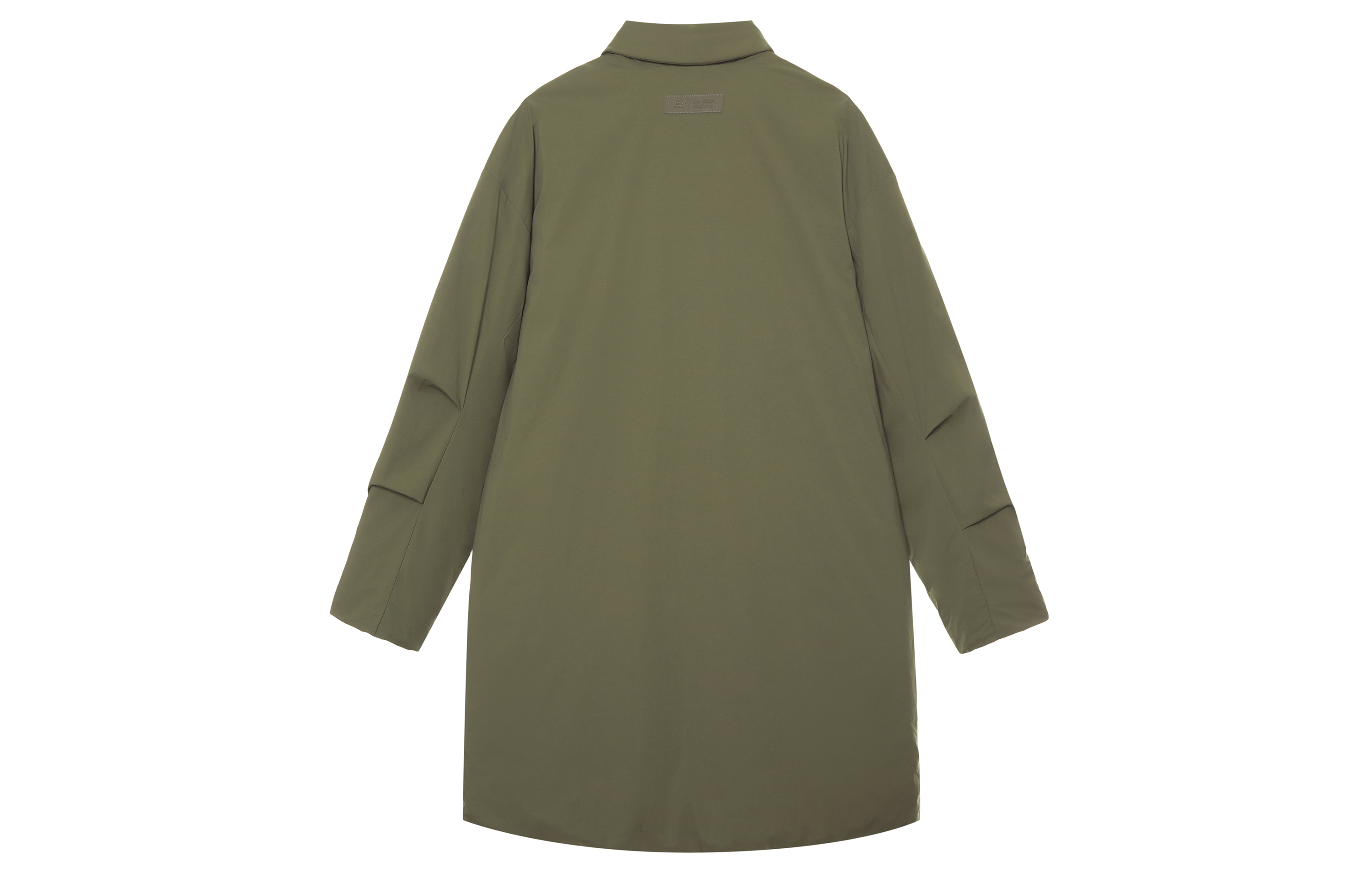 Lookbook New Balance Unisex Long Duck Down Jacket Olive Green Casual Warm Coat. AMJ44307-DRC