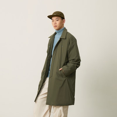 New Balance Unisex Long Duck Down Jacket Olive Green Casual Warm Coat. AMJ44307-DRC Details for New Balance Unisex Long Duck Down Jacket Olive Green Casual Warm Coat. AMJ44307-DRC