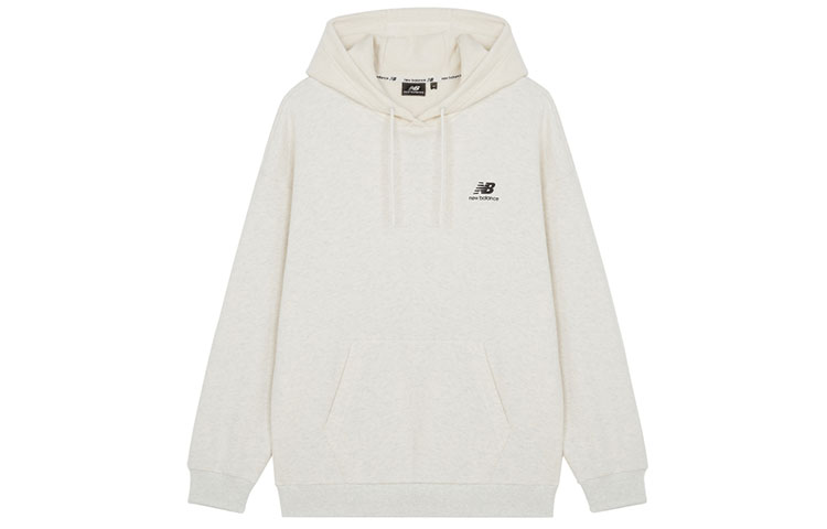 New Balance Unisex Oversized Pullover Hoodie White 5CB42083-OA