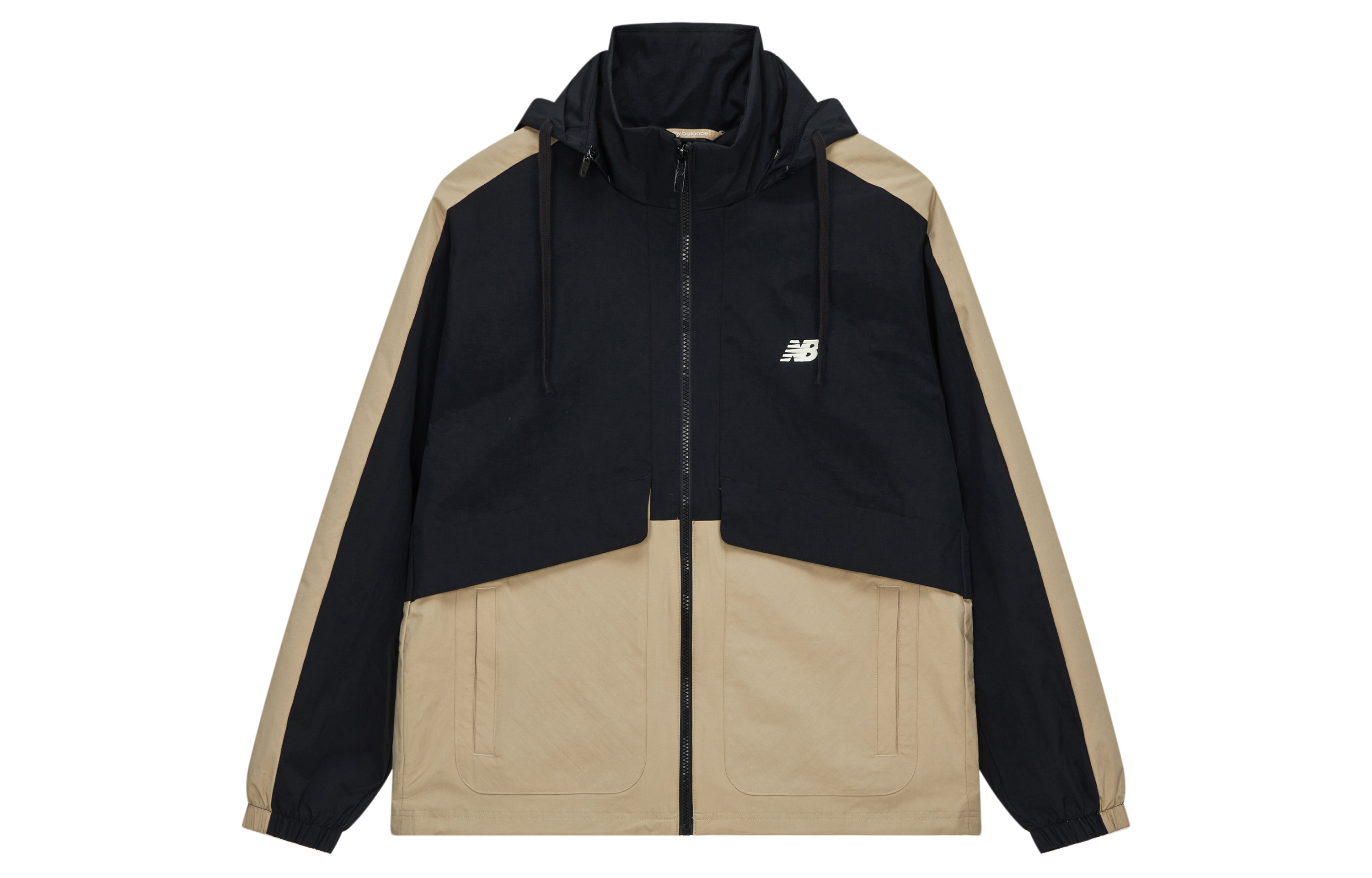 Order New Balance 中性復古防風連帽外套 米色 - 春秋休閒穿搭 AMJ41340-SOT