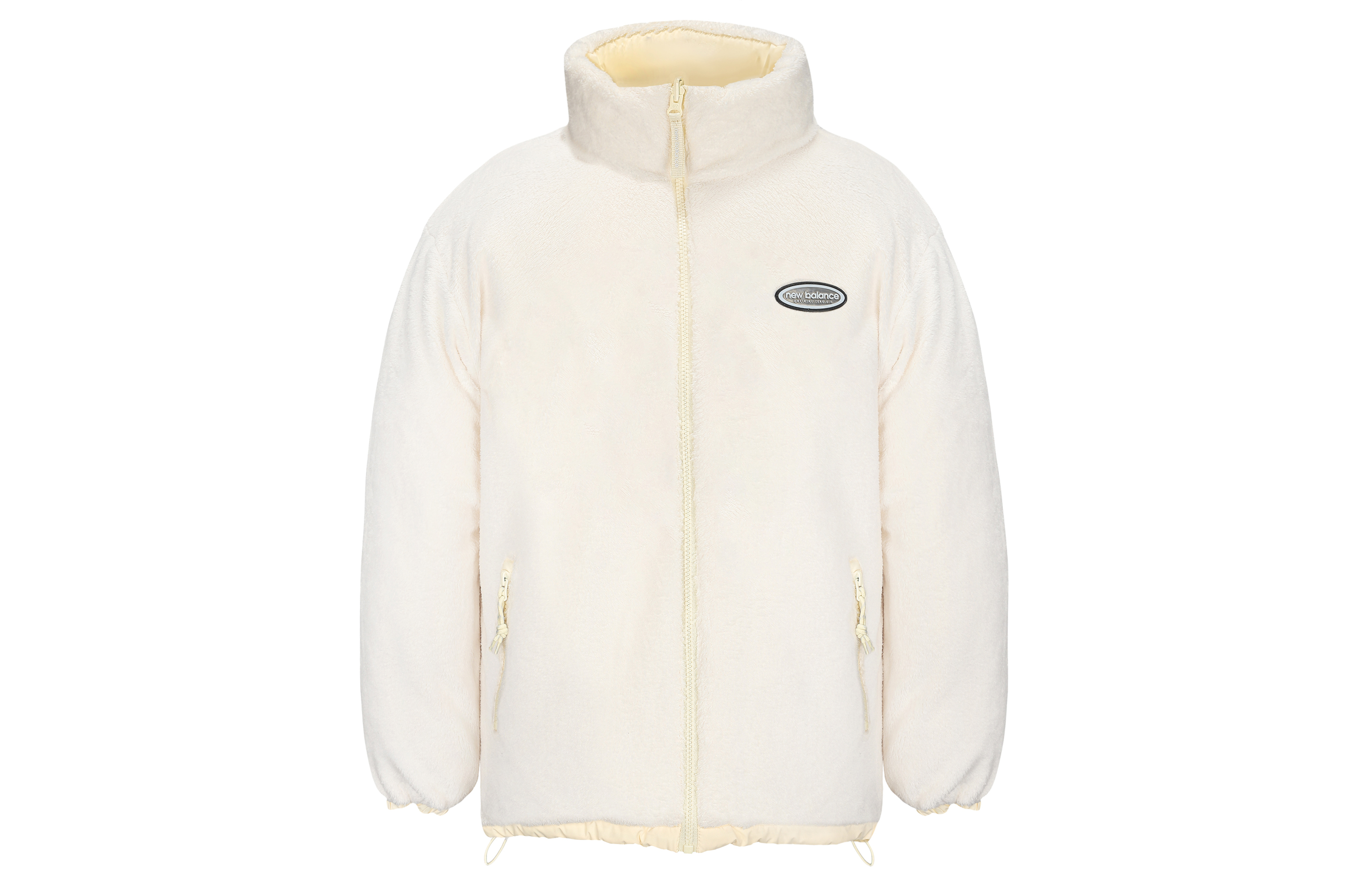 Shop New Balance 男女通用輕黃可翻轉羽絨外套 冬季系列。 5PB43153-YL