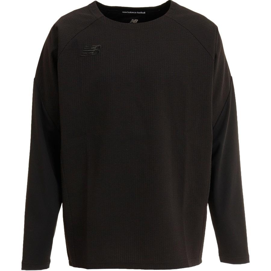 New Balance Unisex Solid Color Crewneck Long Sleeve Sweatshirt Black JMTF2307-BK