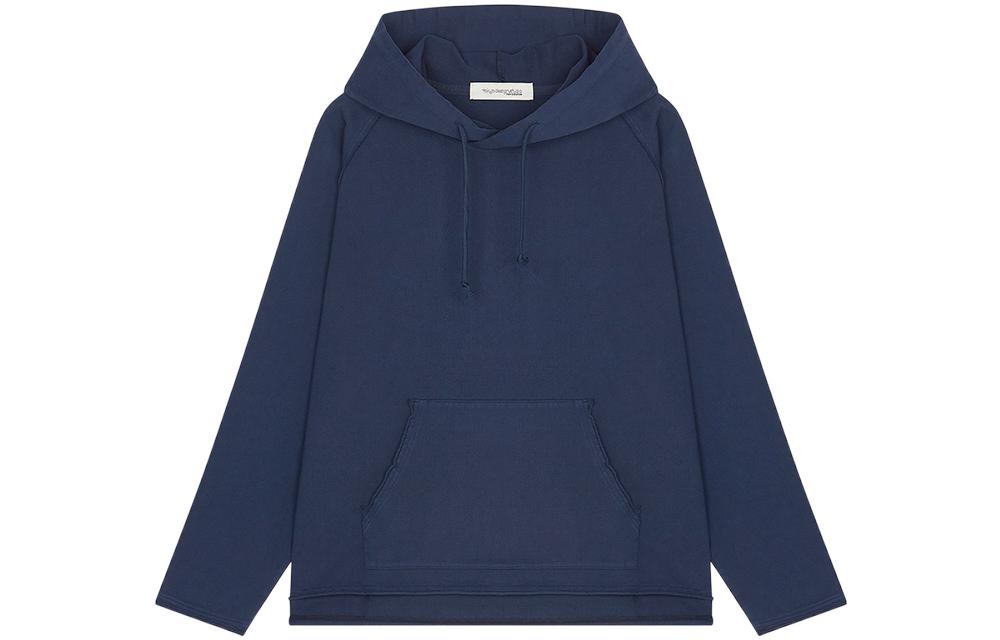 New Balance Unisex Solid Color Drawstring Hoodie Long Sleeve Blue JMTL2256-ECL