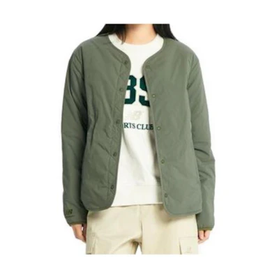 New Balance Unisex Solid Color Long-Sleeve Jacket Green NBNQD41903