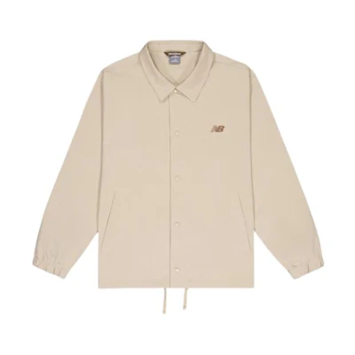 New Balance Unisex Solid Color Polo Sports Jacket - Khaki AMJ41341-SOT