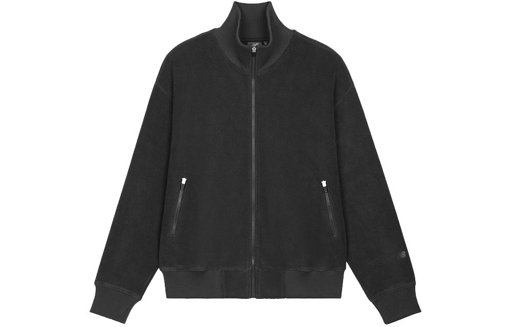 New Balance Unisex Solid Color Stand Collar Long Sleeve Jacket Grey 6DD39111-DKG