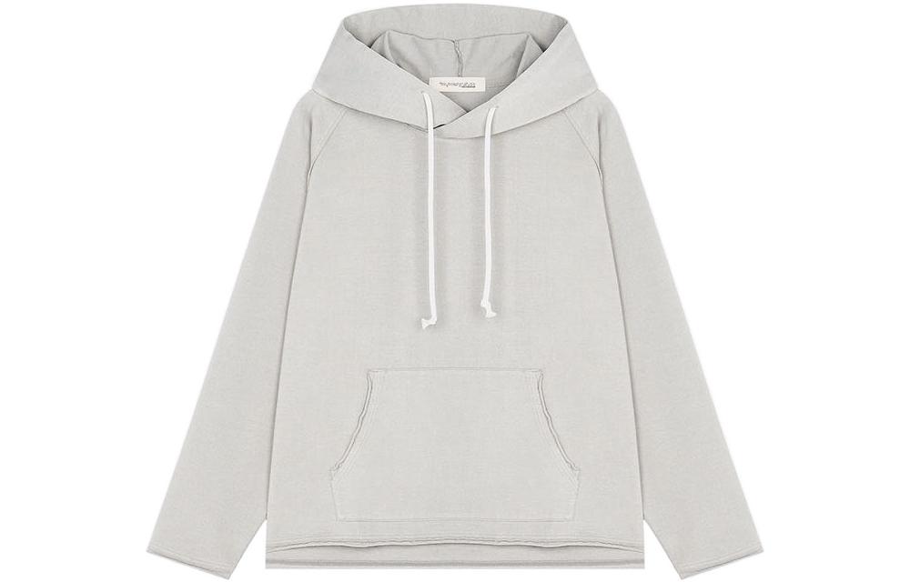 New Balance Unisex Solid Gray Drawstring Long-Sleeve Sweatshirt JMTL2256-MRH