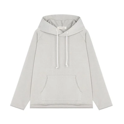 New Balance Unisex Solid Gray Drawstring Long-Sleeve Sweatshirt JMTL2256-MRH