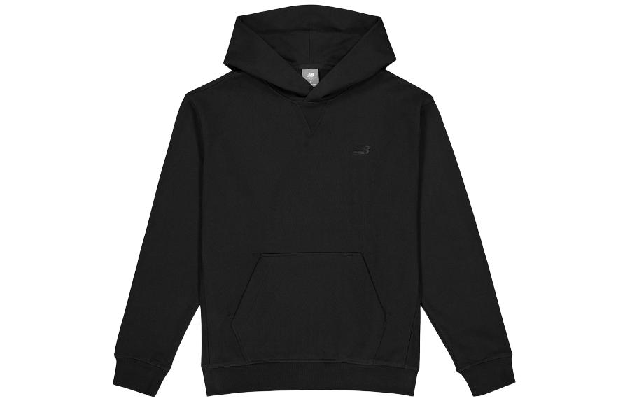 New Balance Unisex Solid Pullover Casual Hoodie Black MT41534-BK
