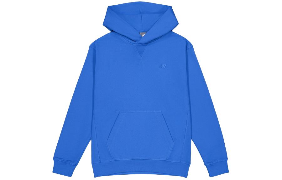 New Balance Unisex Solid Pullover Hoodie Blue - Casual and Versatile Style MT41534-BUL