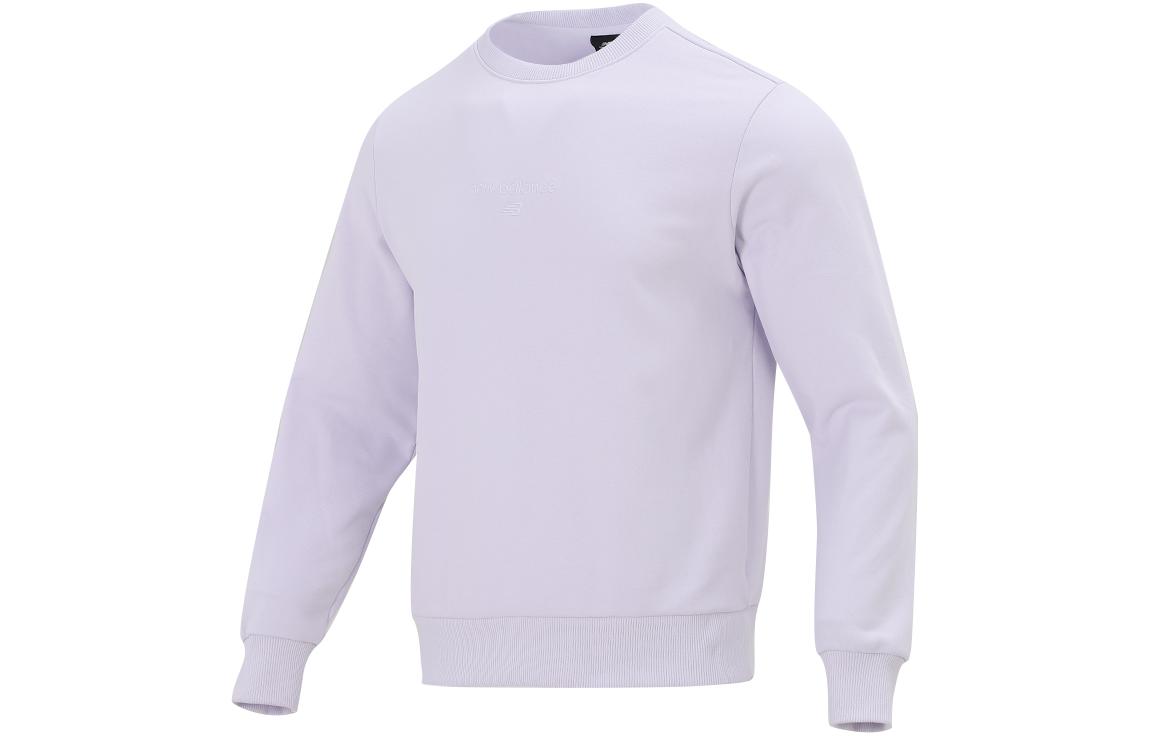 New Balance Unisex Solid Pullover Sweatshirt Light Purple AMT21555-LIA