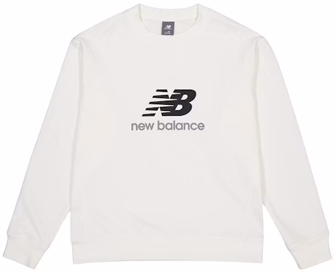 New Balance Unisex White Casual Logo Crewneck Pullover Sweatshirt AMT41356-SST Buy New Balance Unisex White Casual Logo Crewneck Pullover Sweatshirt AMT41356-SST