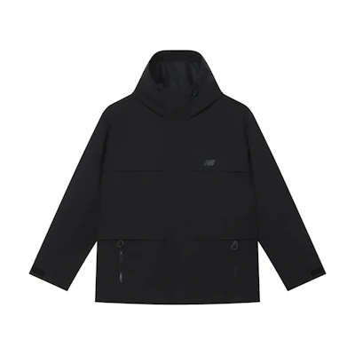 New Balance Urban Outdoor Windproof Waterproof Hoodie Jacket Black Unisex AMJ43313-BK