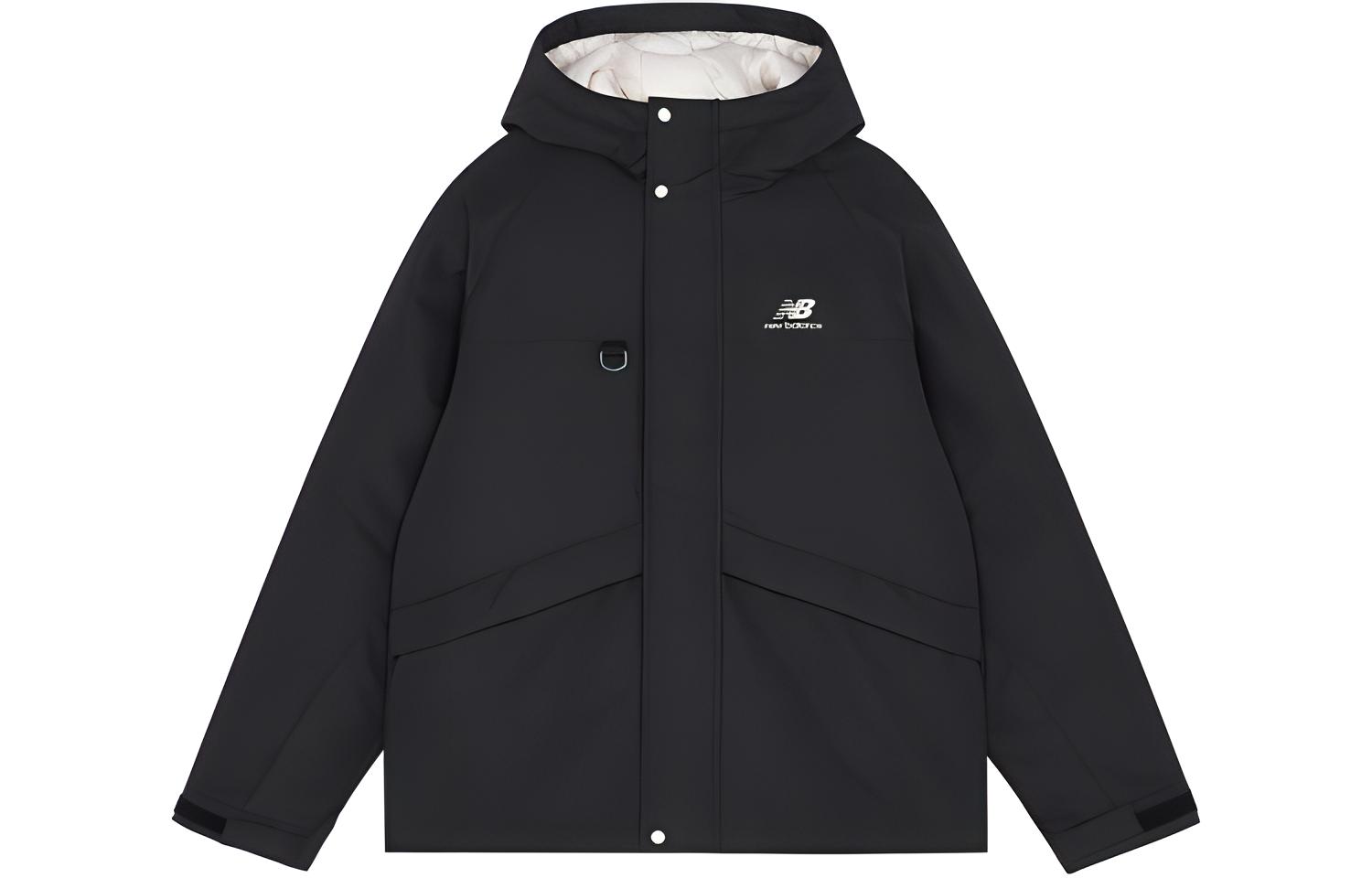 New Balance Urban Remix Velcro Cuff Down Jacket Unisex Black AMJ13330-BK