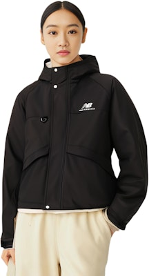 New Balance 都會風格魔鬼氈袖口羽絨外套 男女 黑色 AMJ13330-BK Details for New Balance 都會風格魔鬼氈袖口羽絨外套 男女 黑色 AMJ13330-BK