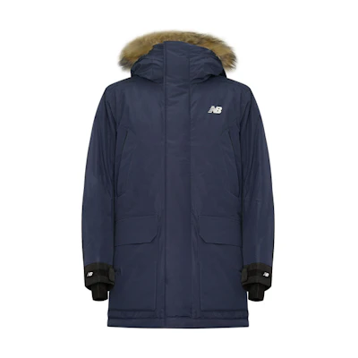 New Balance Utility-Style Mid-Length Down Jacket Deep Blue NP943021-NV