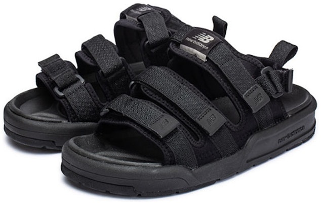 New Balance Velcro Unisex Black Sandals SD3205BBW Order New Balance Velcro Unisex Black Sandals SD3205BBW