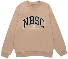 New Balance Vintage Logo Crewneck Sweatshirt Khaki 5CC44333-BEI New Balance Vintage Logo Crewneck Sweatshirt Khaki 5CC44333-BEI