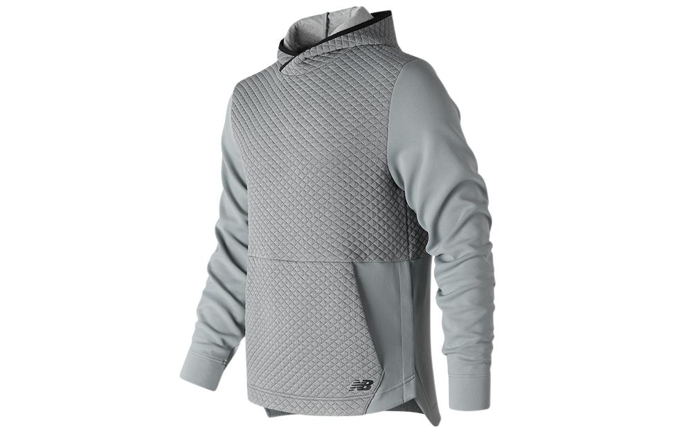 New Balance Waffle Knit Pullover Hoodie Grey MT91024-AG